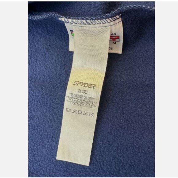 Spyder Boundary T-Neck Men's Jacket Full Zip Size Small Dark Blue New - Picture 6 of 9